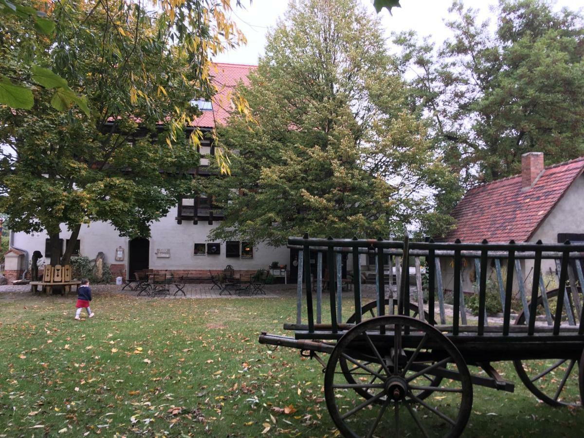 Ferienwohnung Storchenblick Straupitz Exterior foto